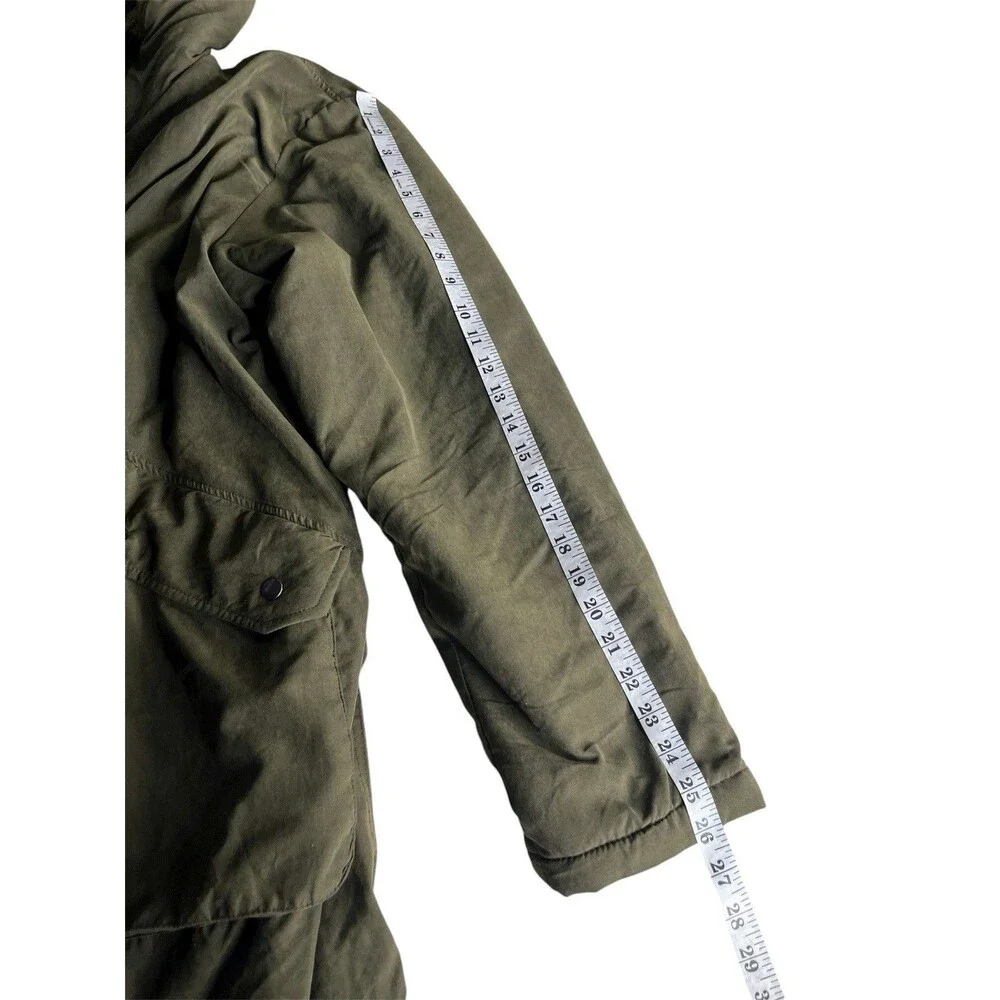 Valman Japanese Jacket Men's XXL Green Prairie Dawn Hooded Parka Sherpa Lined